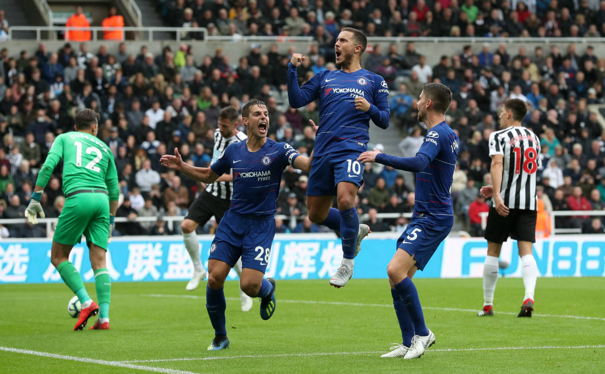 Eden Hazard marcó el primer gol del encuentro (Reuters)