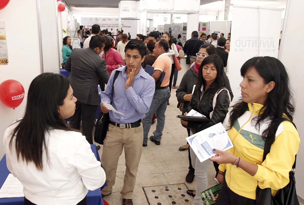 Feria del empleo. (Milenio Digital)