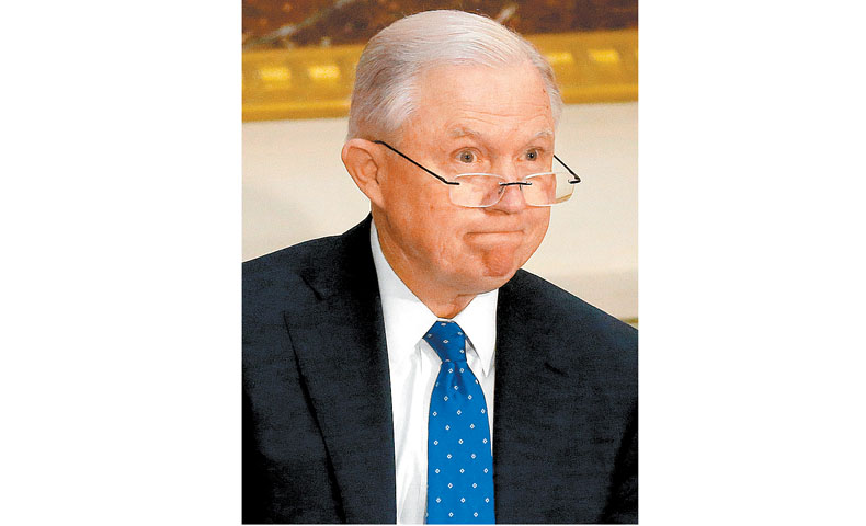 Jeff Sessions se apartó de la investigación sobre la trama rusa. (Leah Millis/Reuters)