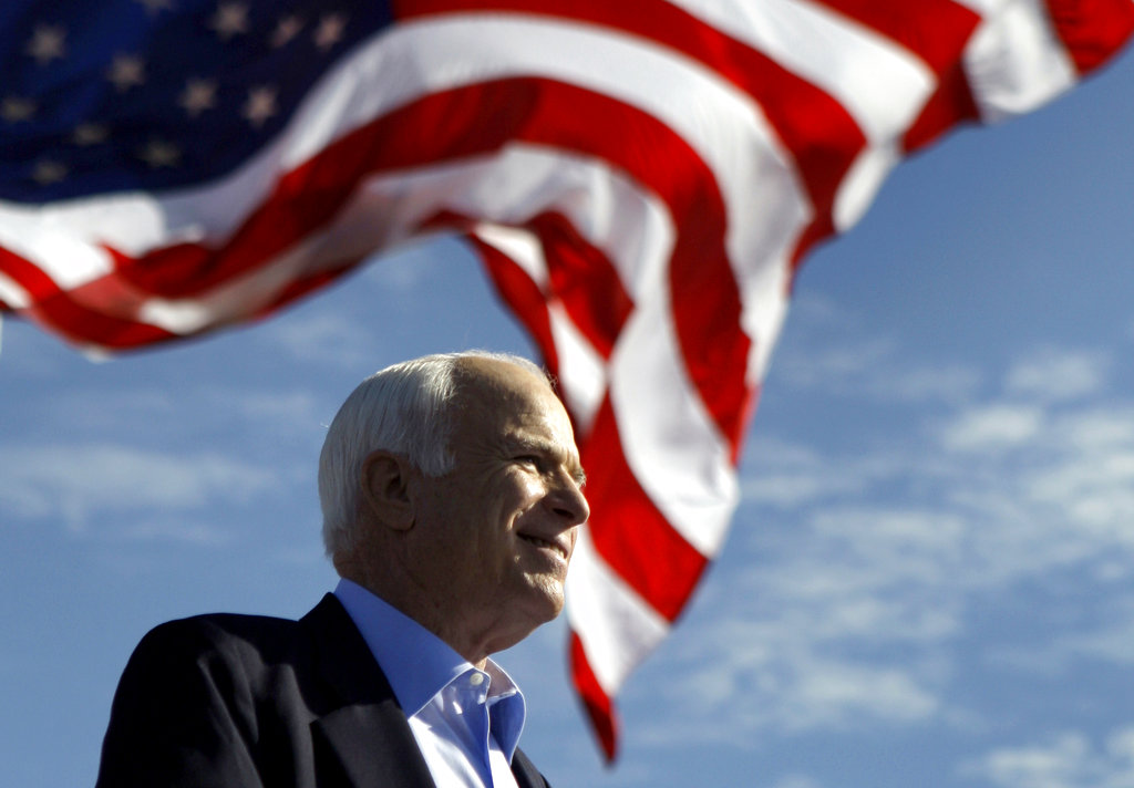 John McCain fue el ex candidato presidencial de Estados Unidos que compitió contra Obama.