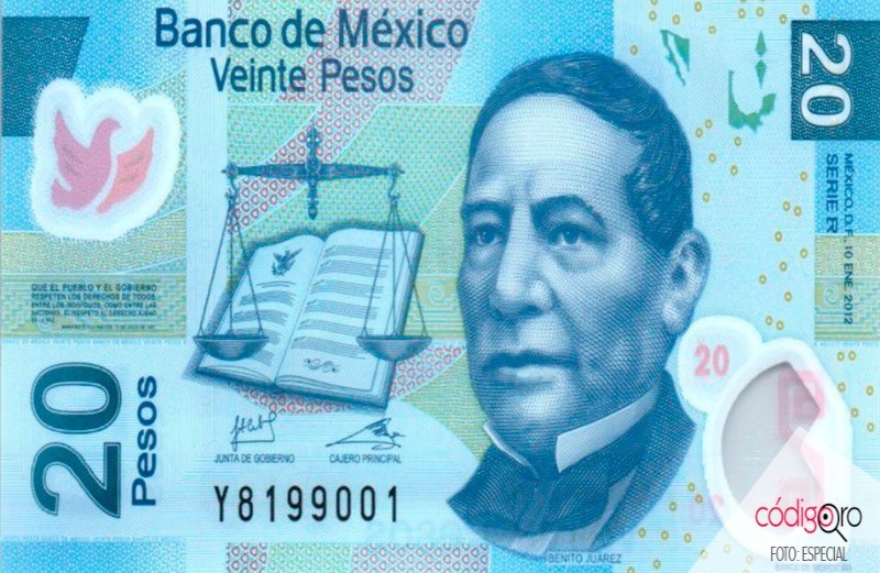 El billete de 20 pesos desaparecerá. (Foto: especial)