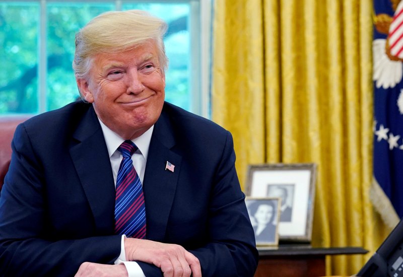 "Es un gran día para el comercio. Es un muy buen acuerdo para ambos países", dijo Trump.