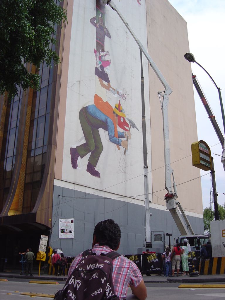 Un ejemplo de graffiti en México. (Especial)