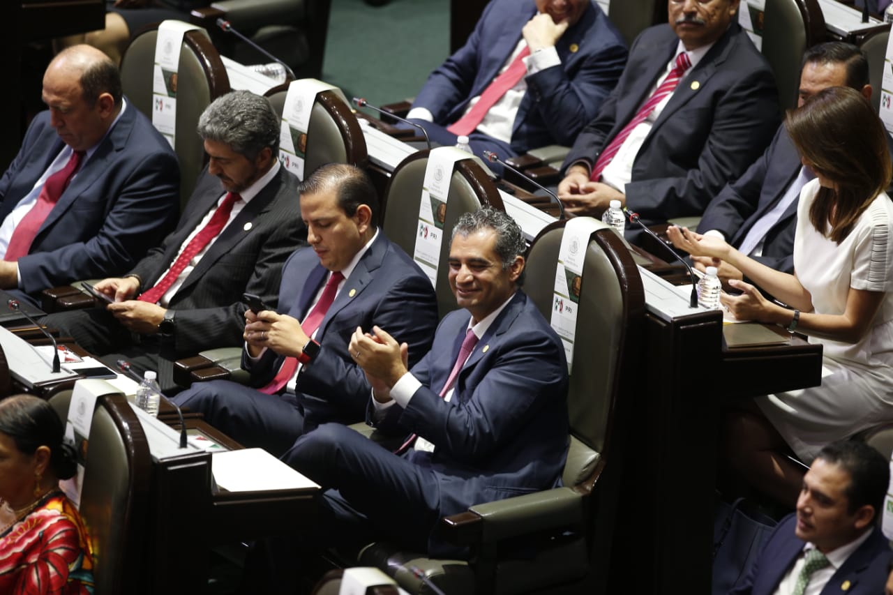 Enrique Ochoa Reza,  ex presidente del CEN del PRI . (Héctor Téllez)