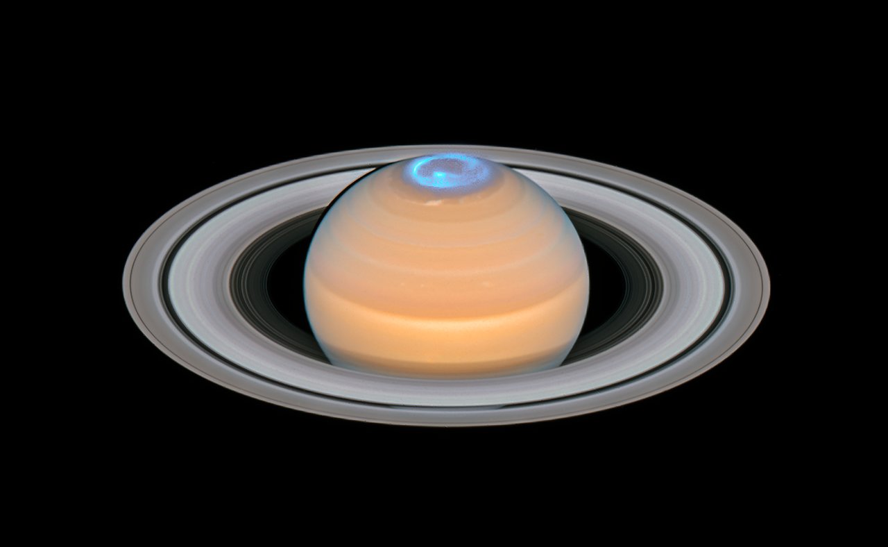 Las auroras boreales de Júpiter. (ESA/Hubble/NASA et al.)