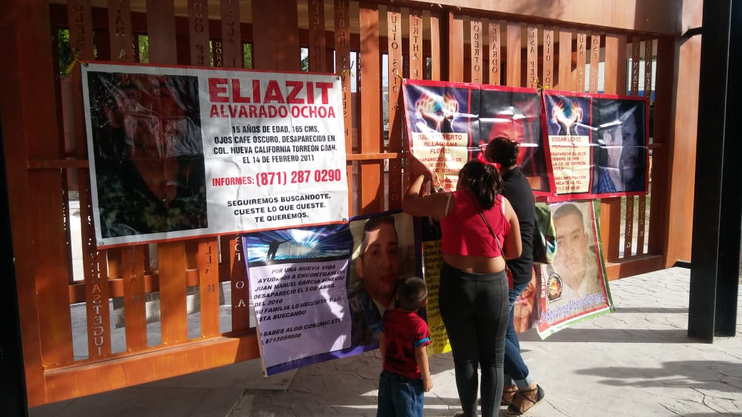 Por la tarde se llevó a cabo una misa en compañía de los colectivos de búsqueda. (Milenio Digital)