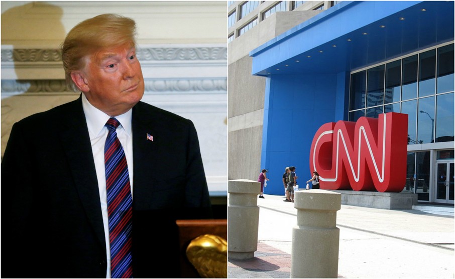 Trump acusó a CNN de mentir y no aceptar sus "errores". (Reuters | Wiki Commons)