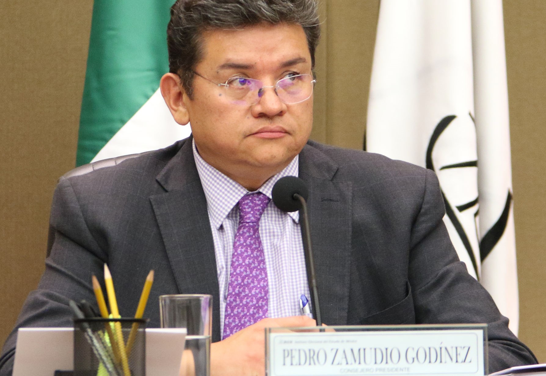 Consejero presidente del IEEM. (Claudia Hidalgo)
