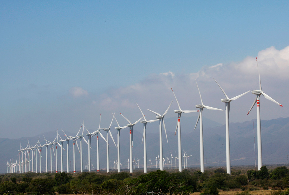 El  parque eólico La Ventosa fue el primer contrato de Walmart para abastecerse de energía limpia (Cortesía).