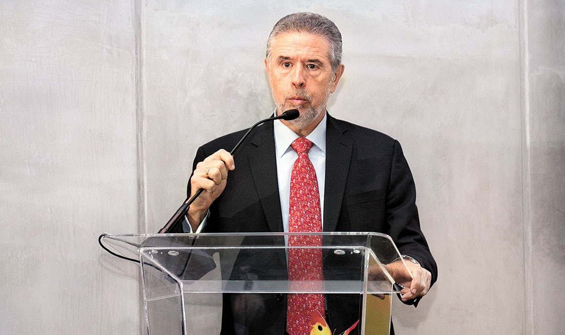 Ángel Larraga, presidente del organismo. (Araceli López/Archivo)