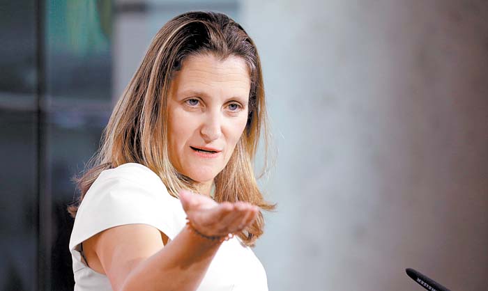 No queremos cualquier pacto, sino uno que sirva a los tres países, aseguró la canciller Freeland.