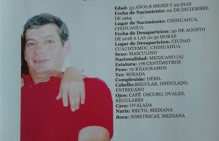 El empresario José Ricardo Caraveo Vallina desapareció el jueves pasado.