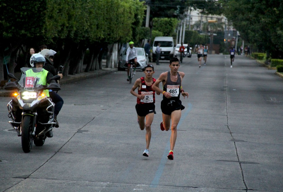 A partir del kilómetro 7 Santana se posicionó entre los líderes de la competencia. (Cortesía)
