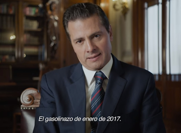 El presidente Enrique Peña Nieto dijo que "fue muy difícil" la decisión de liberar el precio de la gasolina.