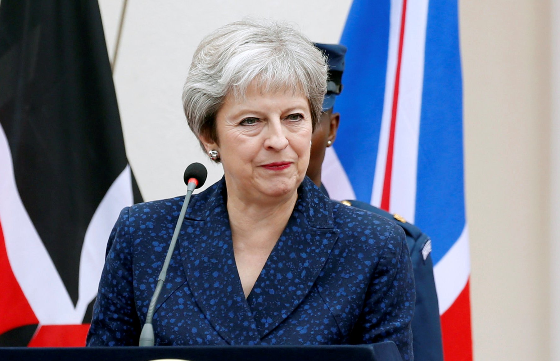 Theresa May.