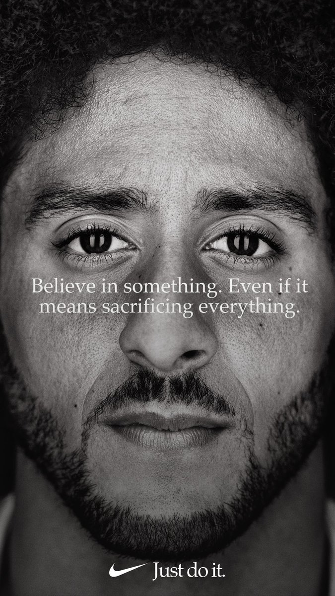 Colin Kaepernick se une a la campaña del 30 aniversario de Just Do It de Nike (Twitter @Kaepernick7)