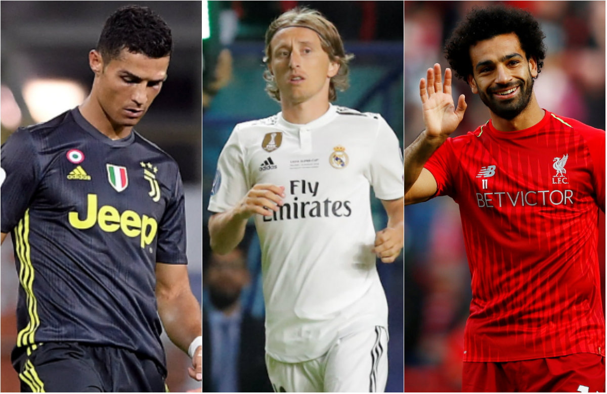 Cristiano, Modric y Salah competirán por el premio The Best (Reuters)