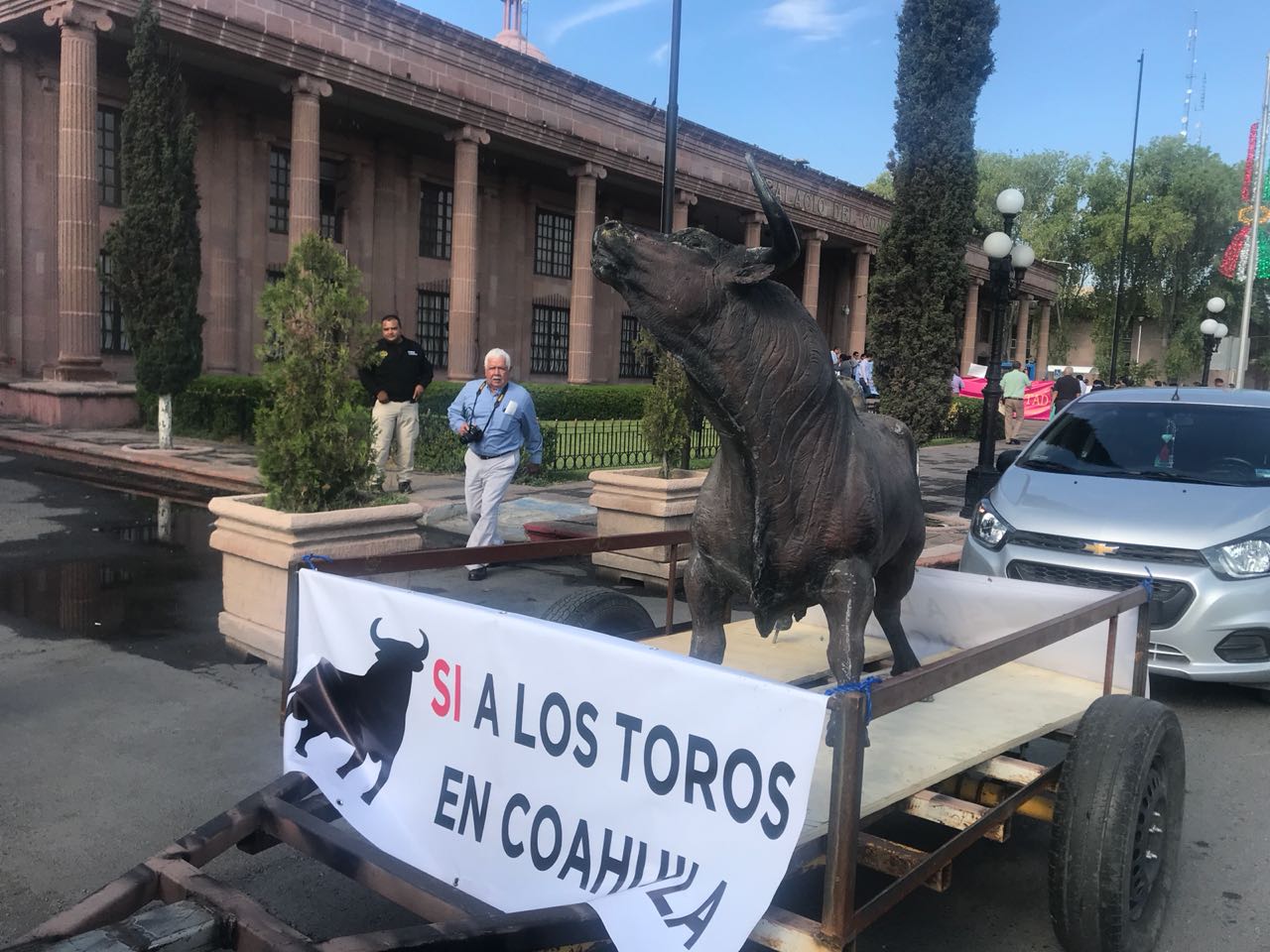 La iniciativa para que regrese la fiesta brava es encabezada por Morena. (Ana Ponce)