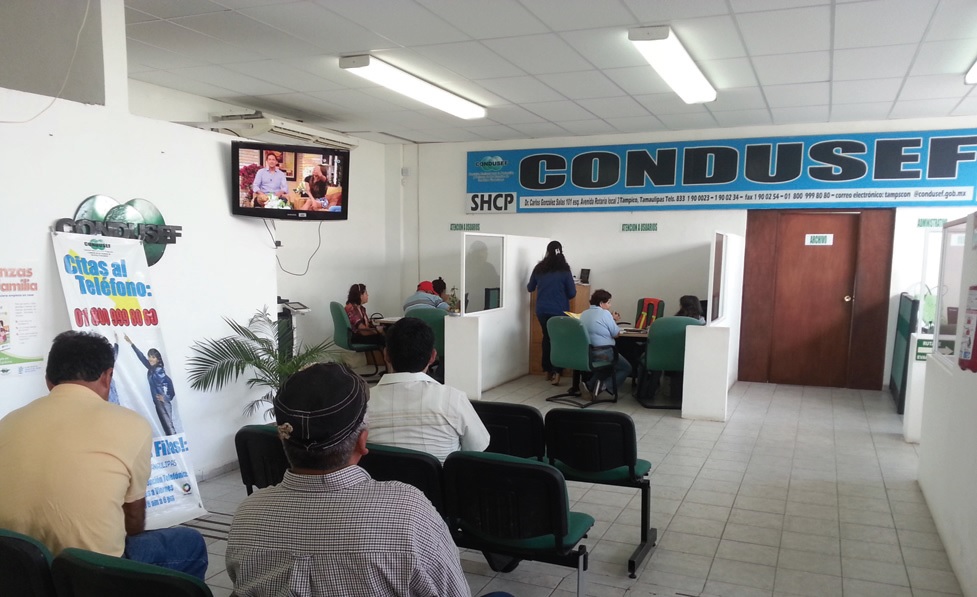 Oficinas de la Condusef.