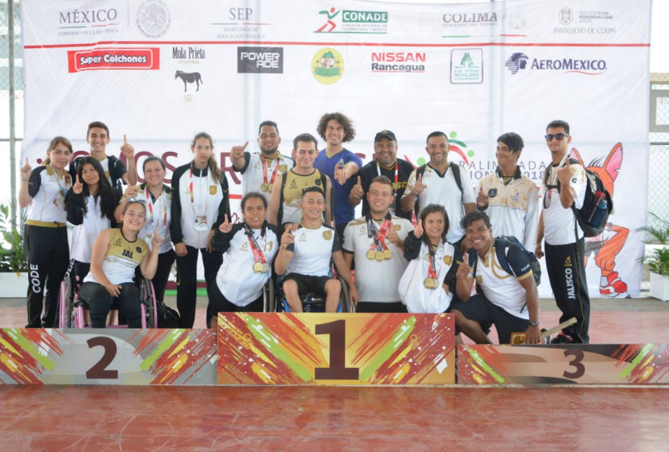 La delegación Jalisco obtuvo un todal de 170 medallas de oro. (Cortesía)