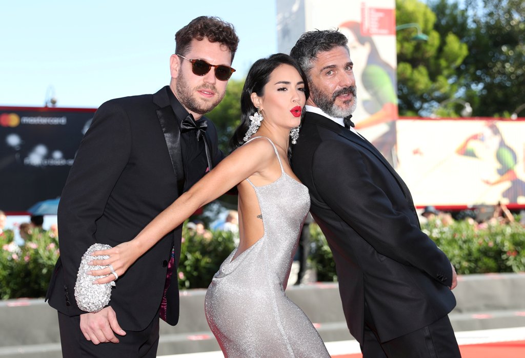 El director Gonzalo Tobal y los actores Lali Esposito  y  Leonardo Sbaraglia. (Reuters)