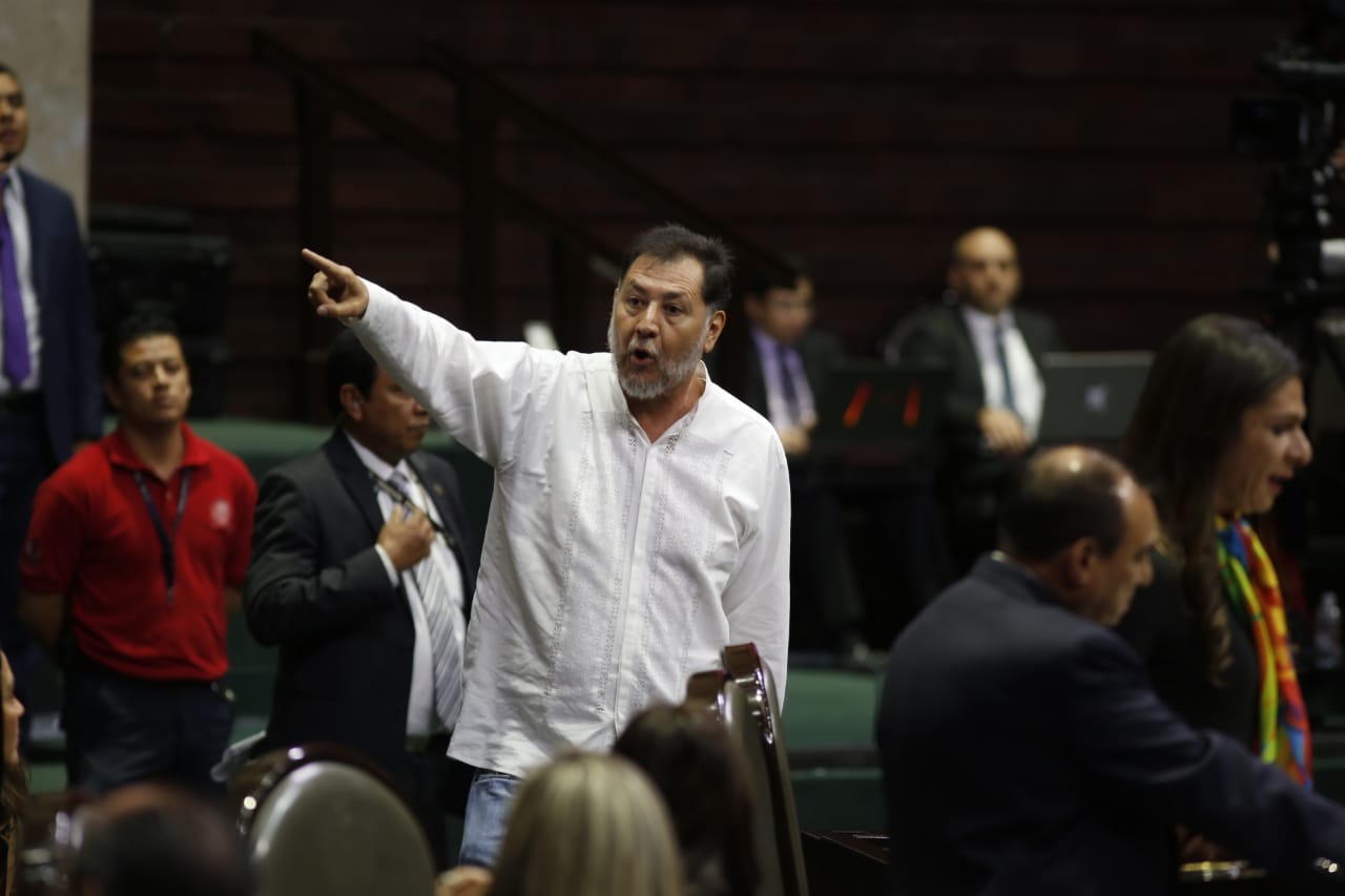 Fernández Noroña. (Araceli López)