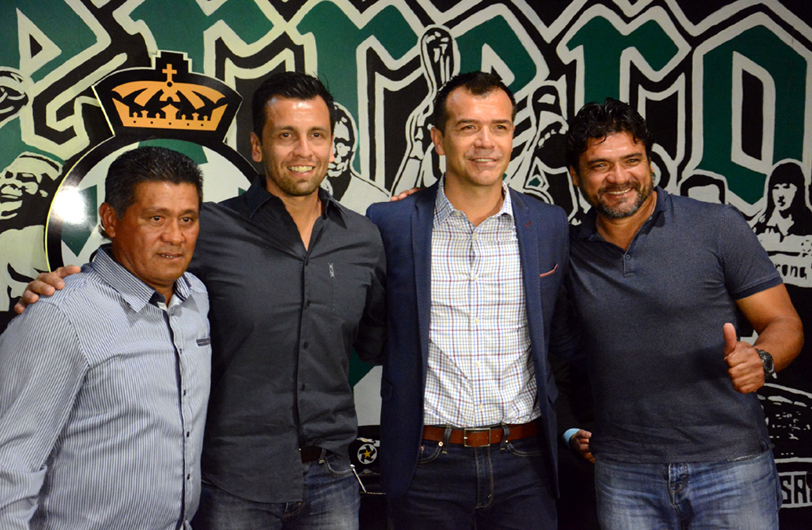 Jared Borgetti, Pedro Muñoz, Joaquín Reyes y Guillermo el “Choque” Galindo grandes guerreros se sumaron a los festejos de 35 años. (Club Santos)