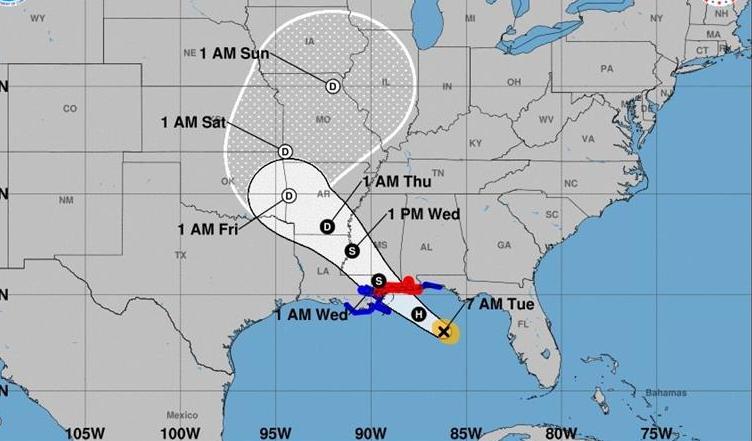 La tormenta se formó el lunes cerca de los Cayos de Florida.