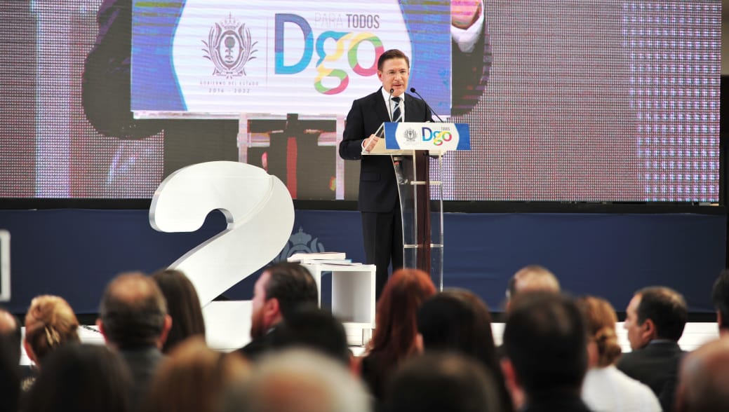 Los 39 municipios de Durango tuvieron obra pública este año aseguró el gobernador, José Rosas Aispuro.