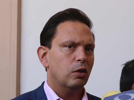 Bernardo González Garza, titular de la  Secretaría de Seguridad Pública del Estado. Foto: Leonel Rocha