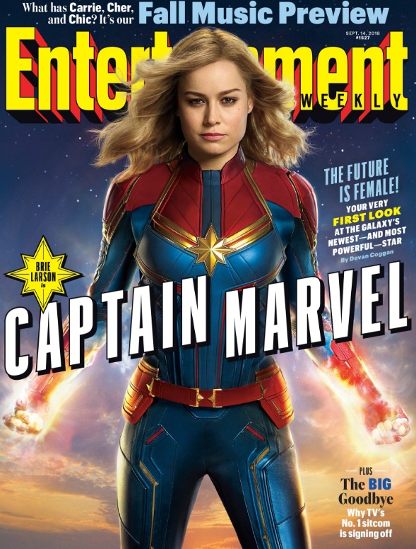 'Capitana Marvel' estrenará el 8 de marzp de 2019. (Entertainment Weelkly)