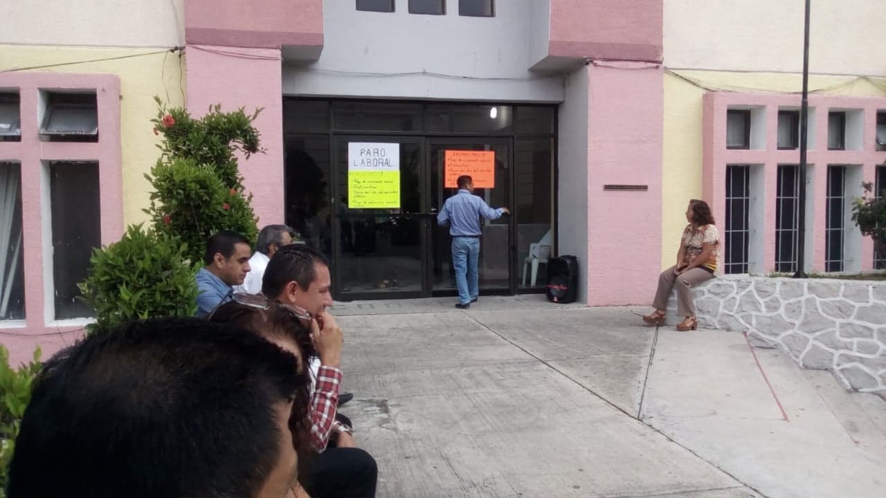 El CDHEG entró en paro por trabajdores sindicalizados que no han recibido diversos pagos. (Rogelio Agustín)