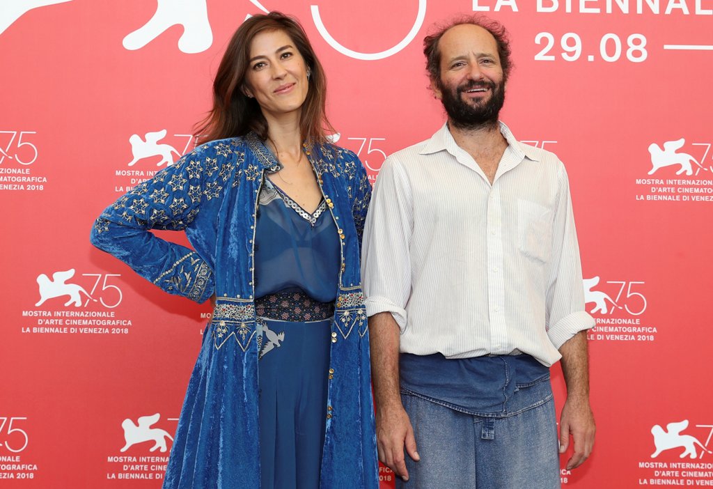 Natalia López y Carlos Reygadas. (Reuters)