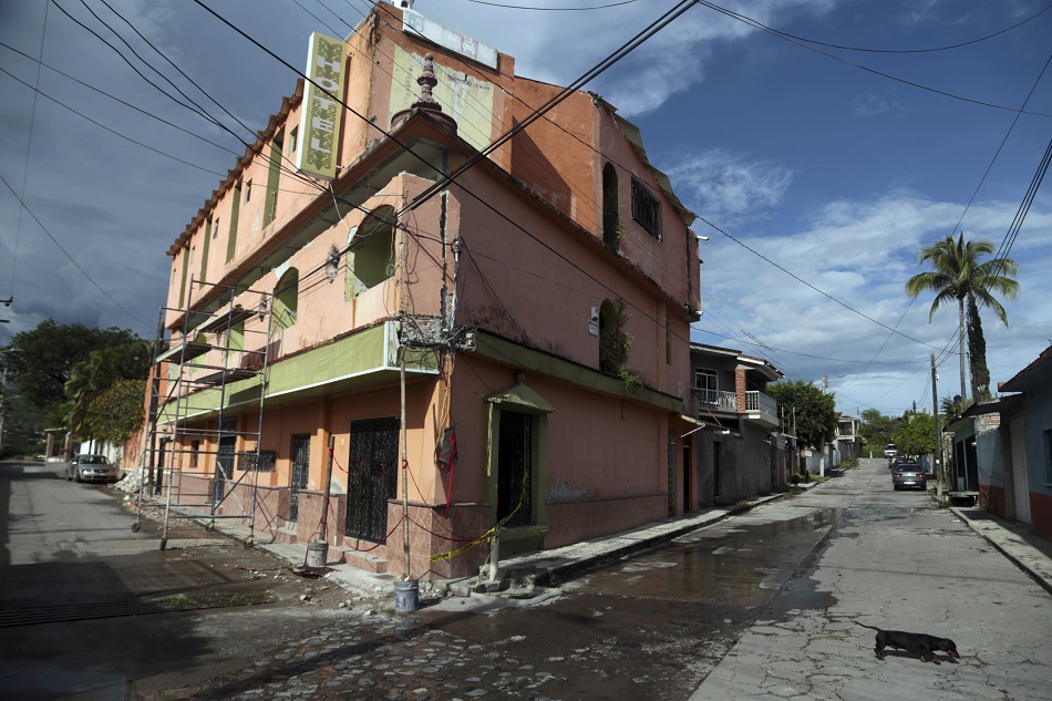 Edificio afectado por los sismos de septiembre de 2017. (Foto: Cuartoscuro)