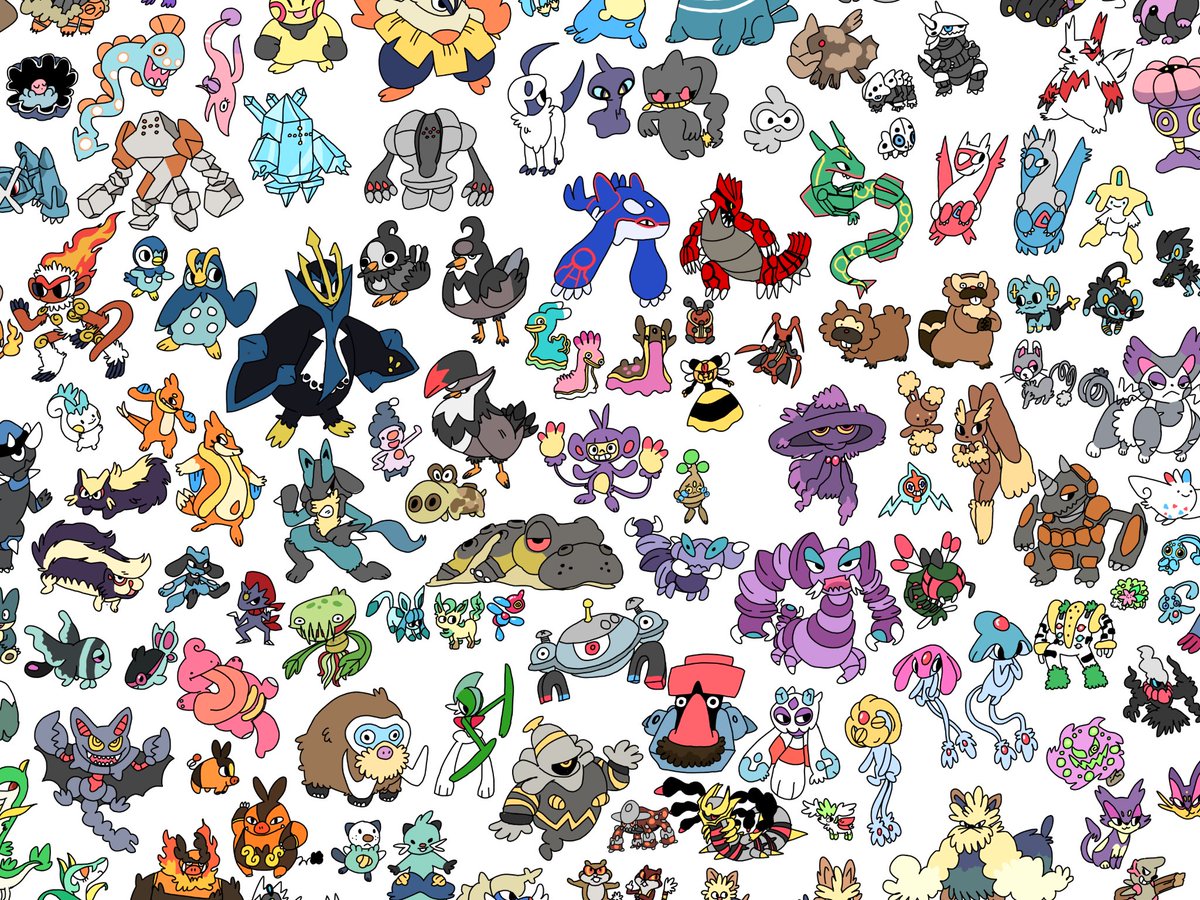 Elena dibujó por seis meses los 807 pokémones que existen. (@elenafortunee)