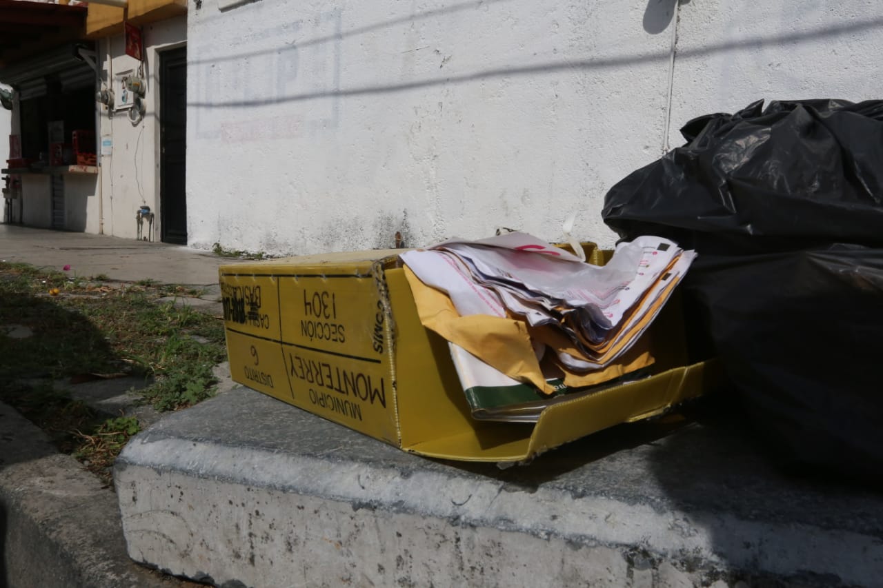 La urna estaba abierta. (Leonel Rocha)