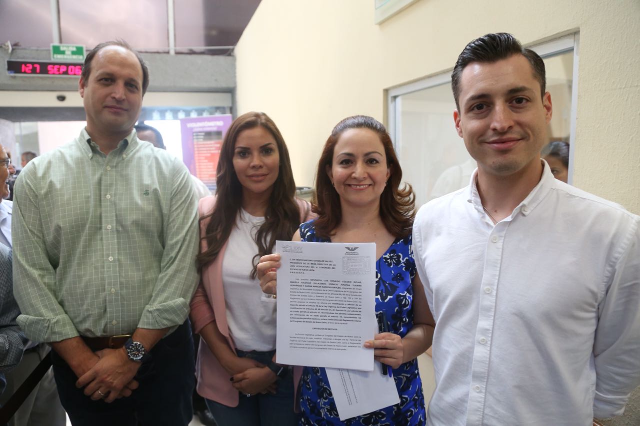 Los legisladores de Movimiento Ciudadano. (Jorge López)