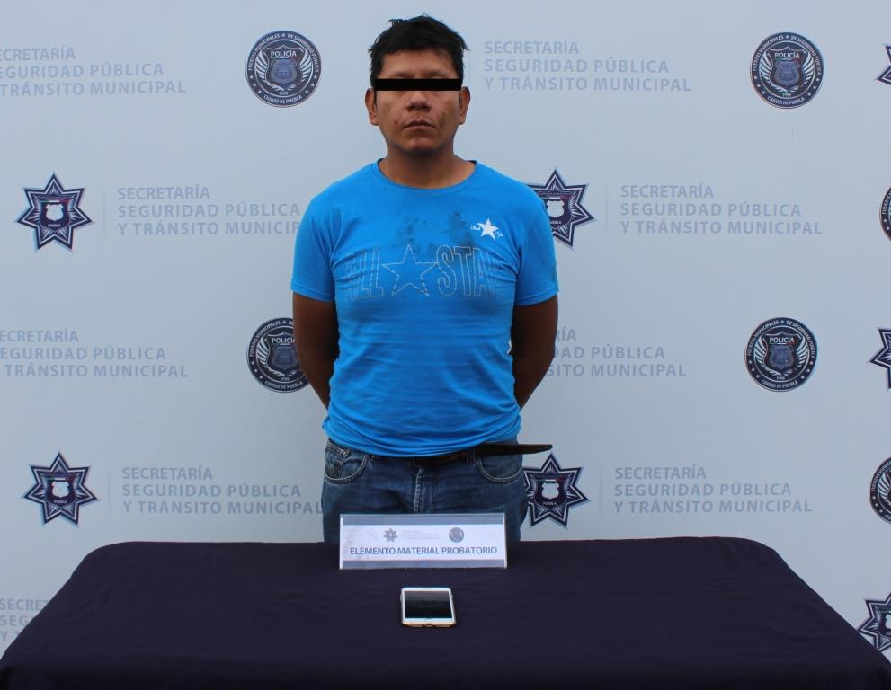Luis Eduardo "N." fue detenido tras robar un teléfono celular en la colonia Guadalupe Victoria (Especial)