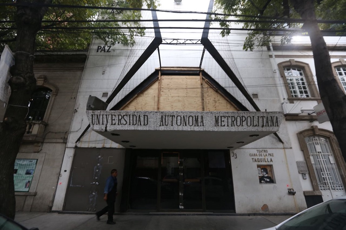 El 'Teatro de la paz' es administrado por la Universidad Autónoma Metropolitana desde 1981. (Nelly Salas)