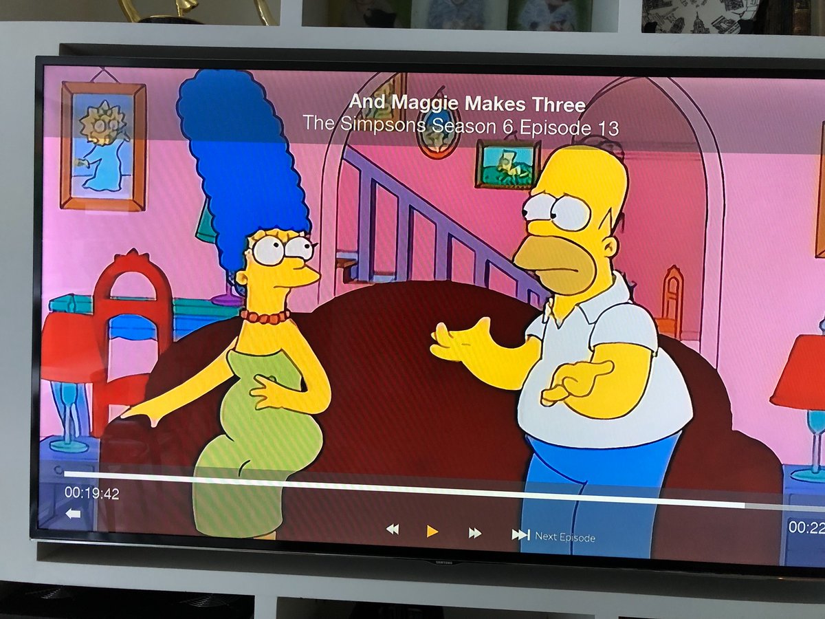 La imagen de Maggie aparece aunque en ese momento de la serie aún no había nacido. (Matt Selman)