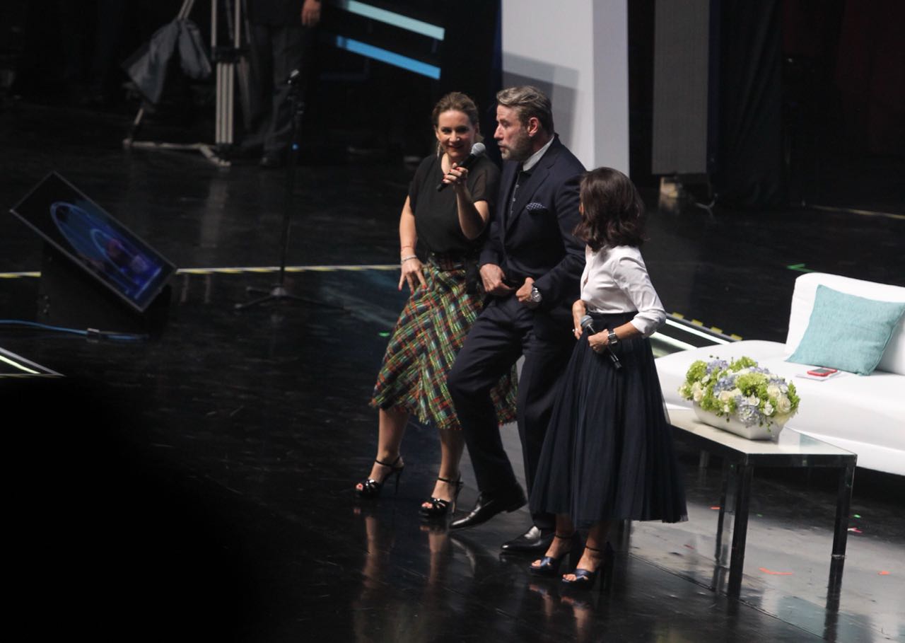 John Travolta en el Auditorio Nacional (Cortesía: Edgar Negrete)