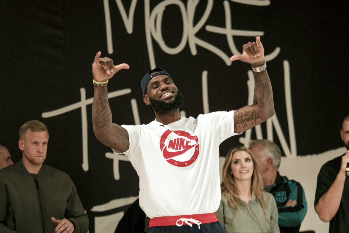 LeBron James, jugador de Los Ángeles Lakers (AP)