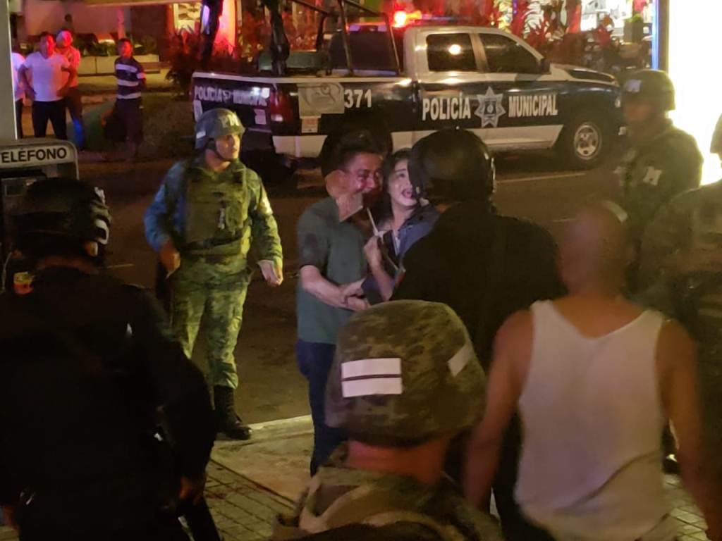 La pelea ocurrió alrededor de las 4:30 horas de ayer. (Javier Trujillo)