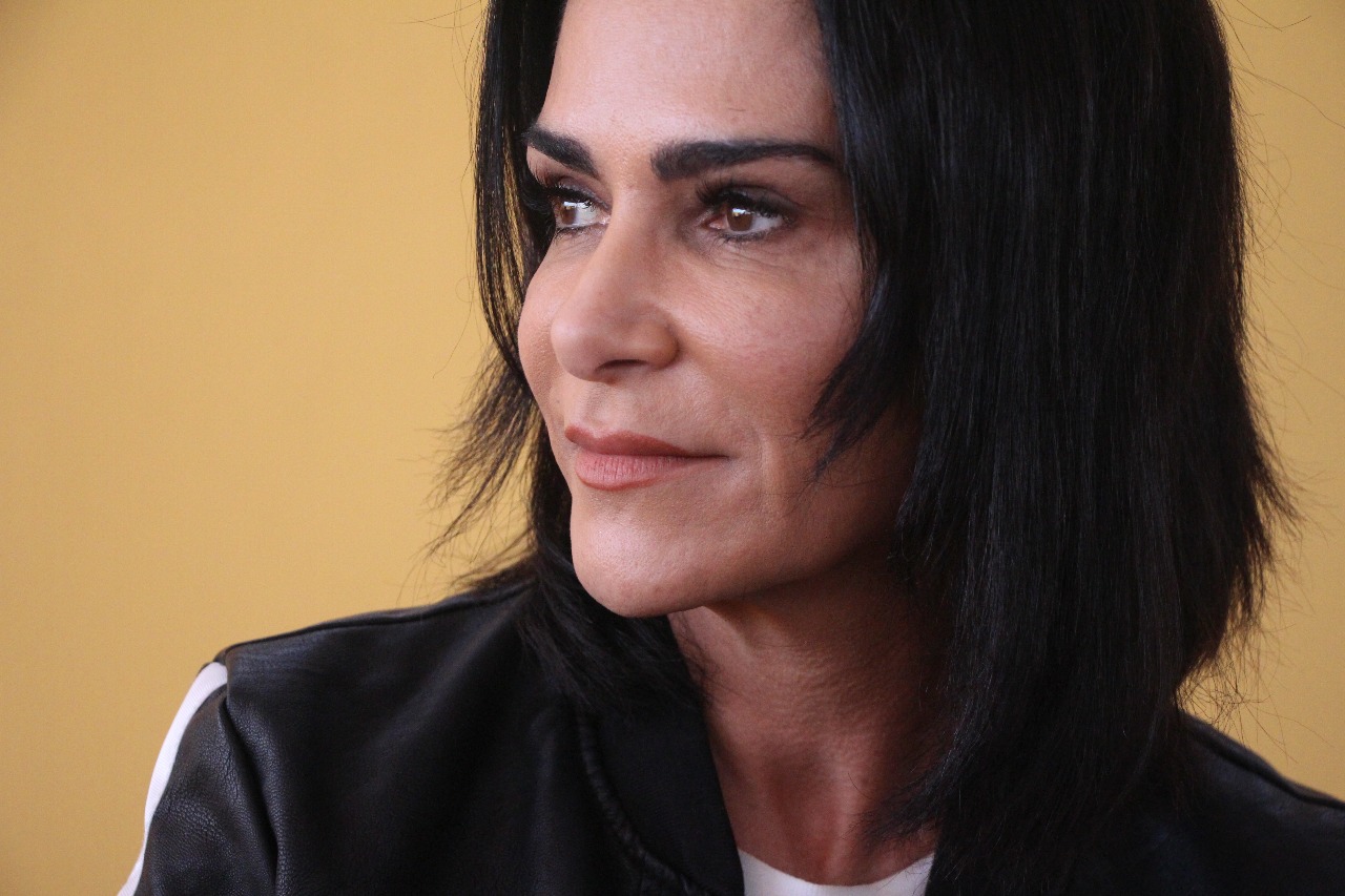 Lydia Cacho respondió el Interrogatorio Milenio en el Hay Festival 2018, que se realiza en Querétaro (Ángel Soto).