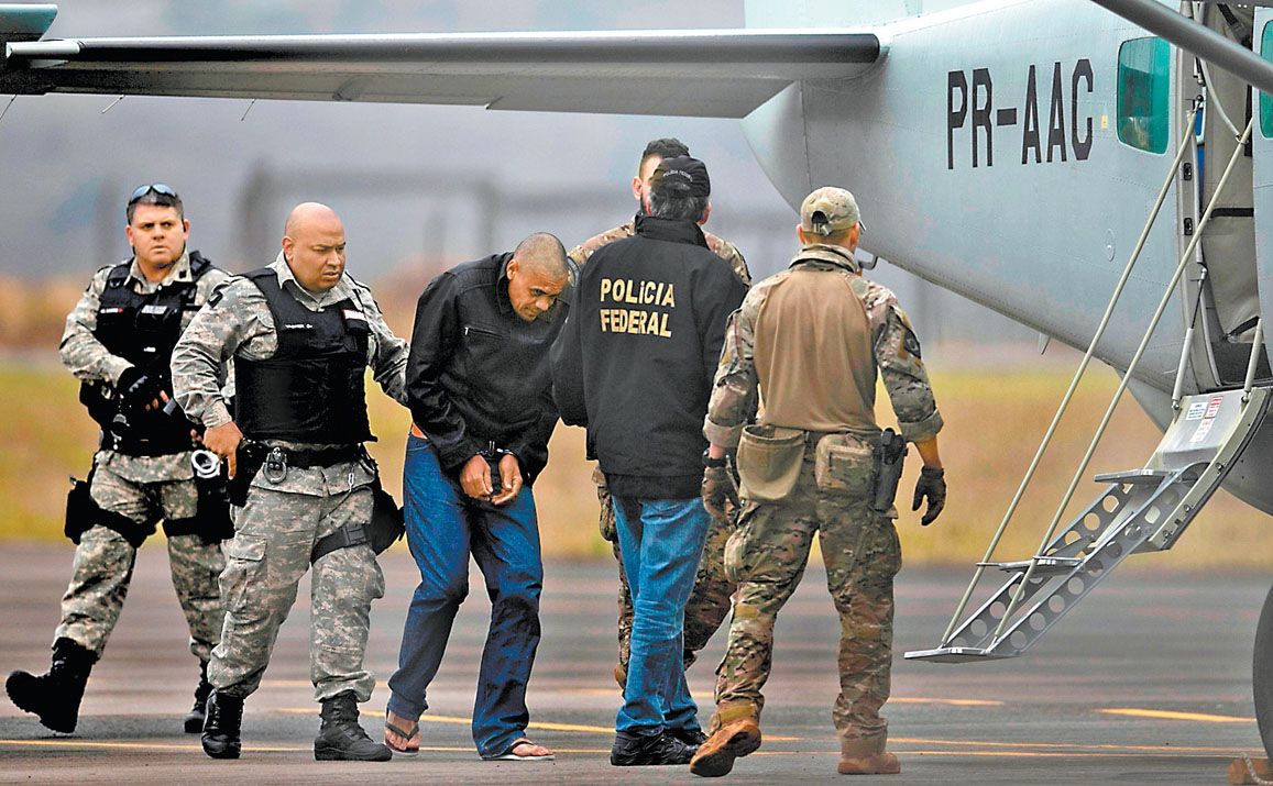 Adélio Bispo de Oliveira, sospechoso de apuñalar al ex militar, fue trasladado a un presidio federal. (Ricardo Moraes/Reuters)