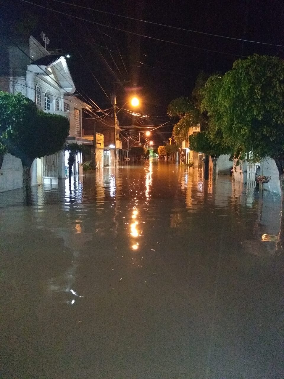 Al menos 28 colonia fueron afectadas con lluvias de la madrugada