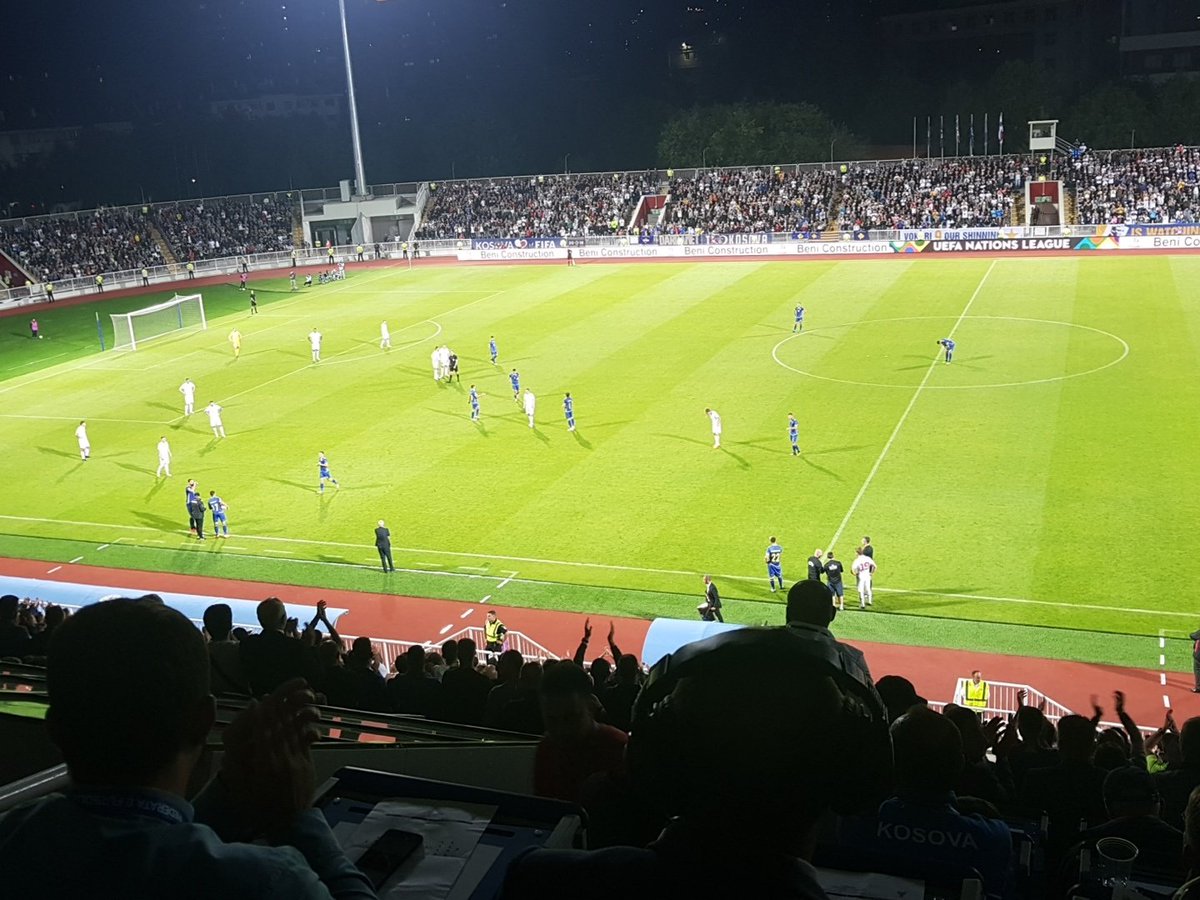 Kosovo logró una histórica victoria (Twitter @kosovanfooty)