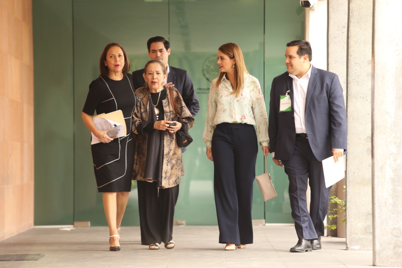 Ruiz Massieu sostuvo una audiencia con los magistrados, en la que dio su respaldo a Cristina Díaz y Adrián de la Garza.