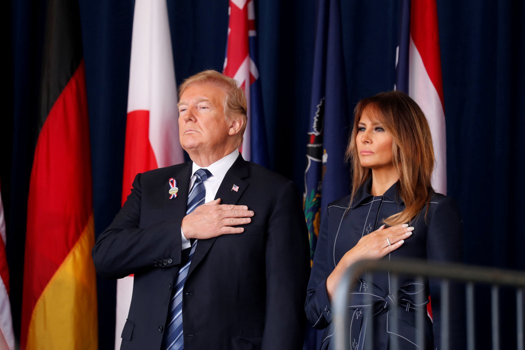 Donald Trump ofreció un discurso en honor a los pasajeros y tripulación del vuelo 93. (Reuters)
