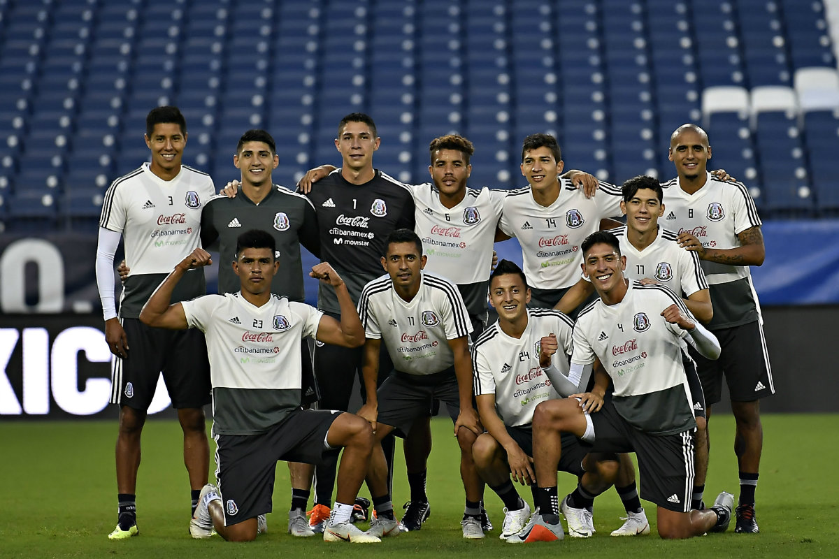 La selección mexicana durante su entrenamiento en Nashville (Imago7)